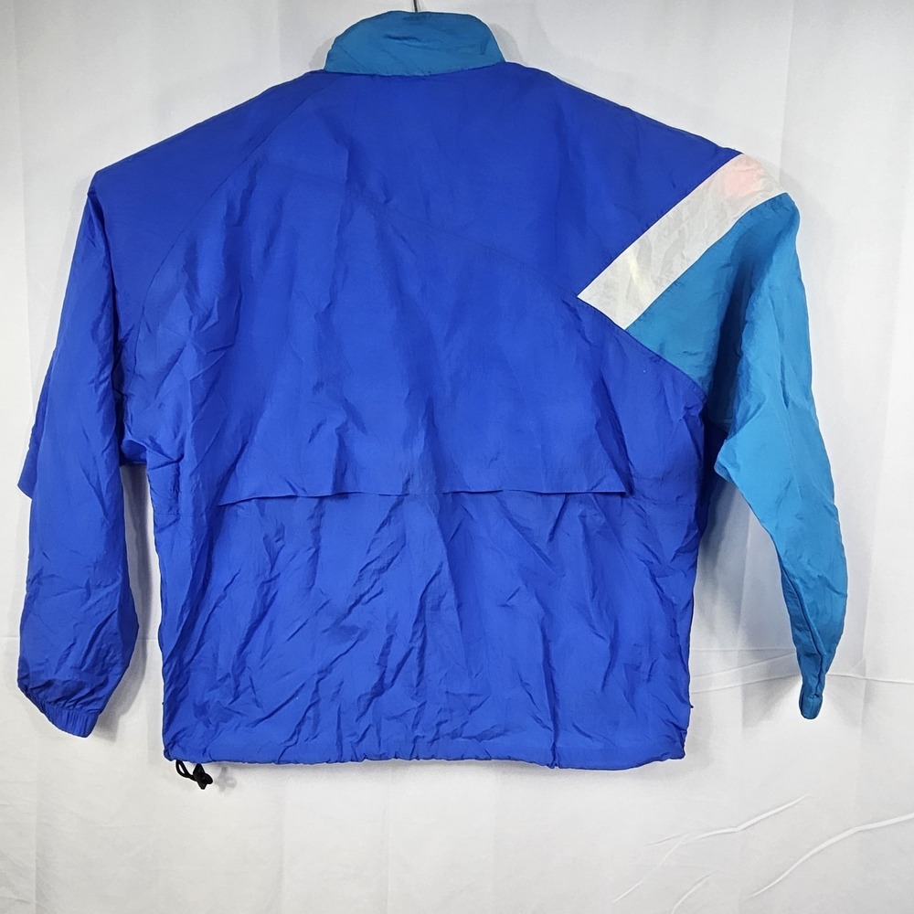 Nike Vintage Windbreaker Jacket Men's XL Blue Spell Out Swoosh NCAA - Picture 3 of 16